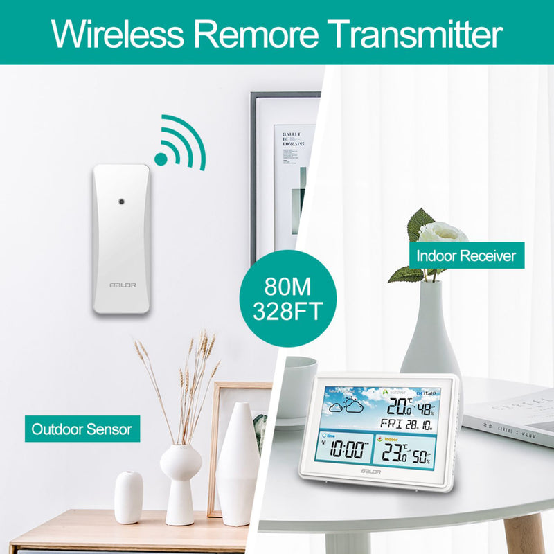 BALDR WiFi Weather Station, Smart Wireless Indoor Outdoor