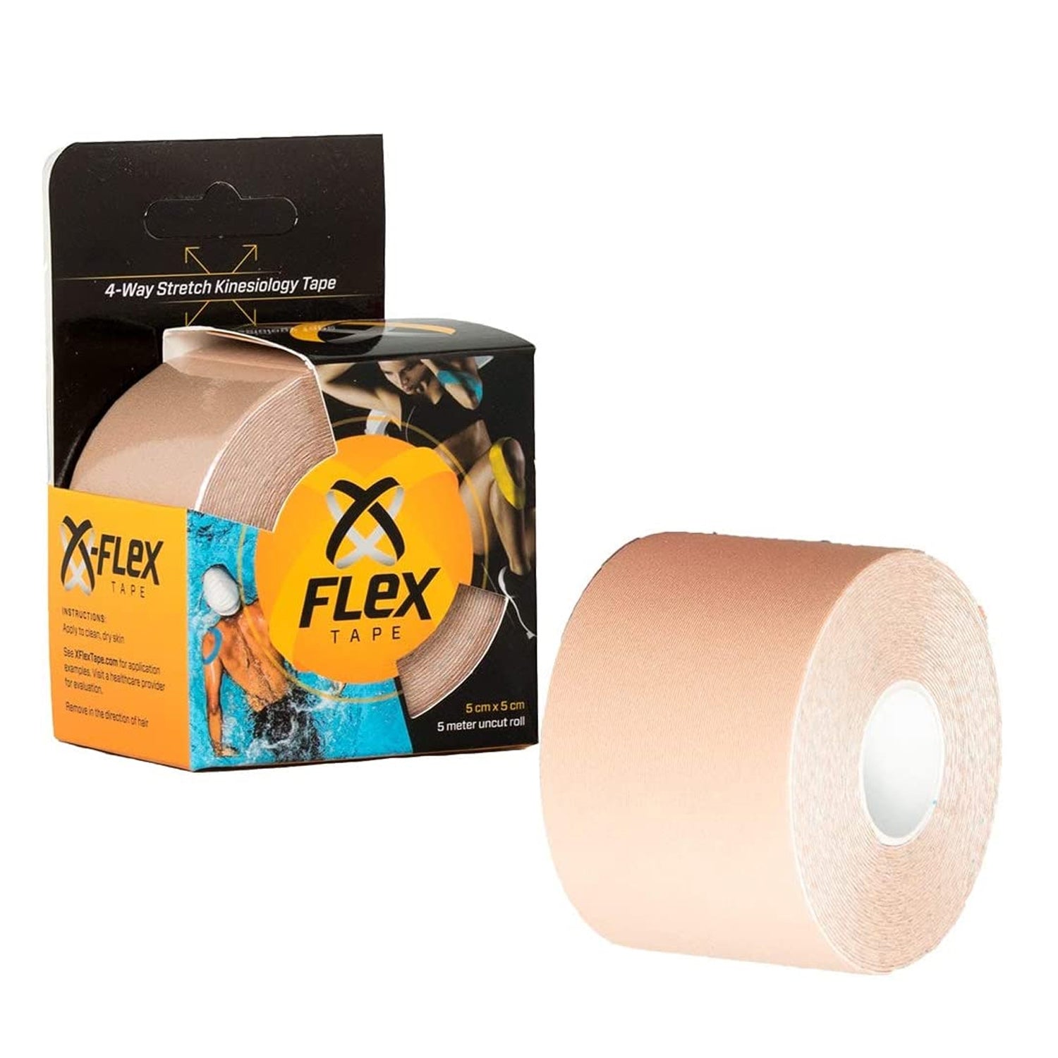 XFlex K Tape Waterproof Uncut Roll in Beige