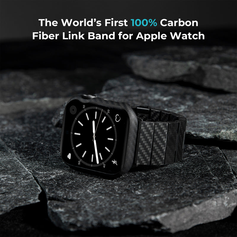 PITAKA Carbon Fiber Apple Watch Brookstone Band 