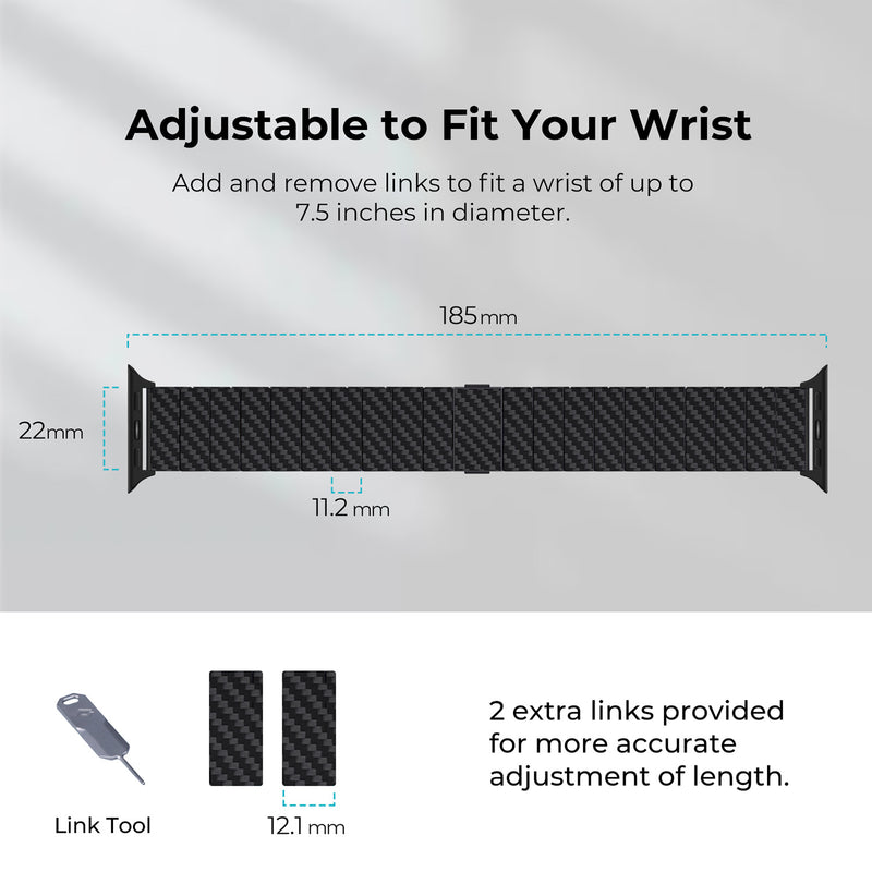 PITAKA Carbon Fiber Apple Watch Band Brookstone