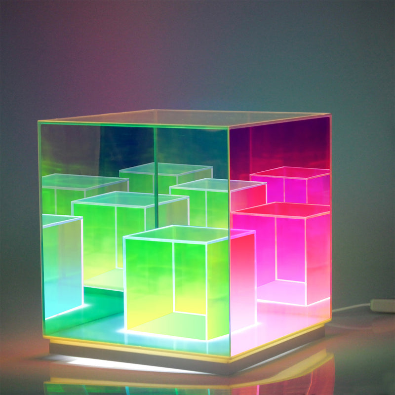 glass cube lights