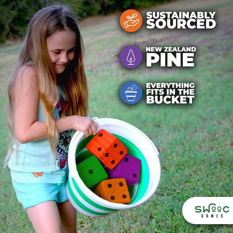 Giant Quick Dice Yardzee Farkle All Weather Brookstone