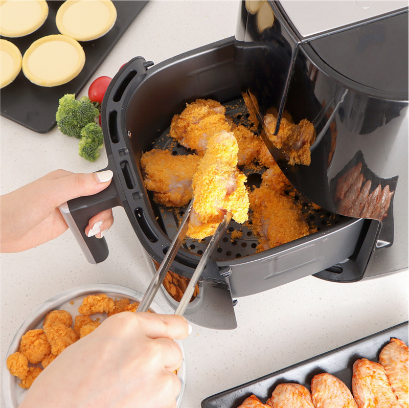 Uber Appliance Air Fryer XL Large 5 Qt Touch Display with 8 Pre-Set  Functions, 5 quart, Black, 5 Quart - Fry's Food Stores