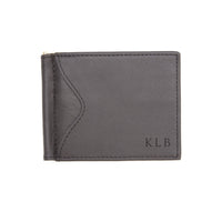 Royce Saffiano Money Clip ID Wallet