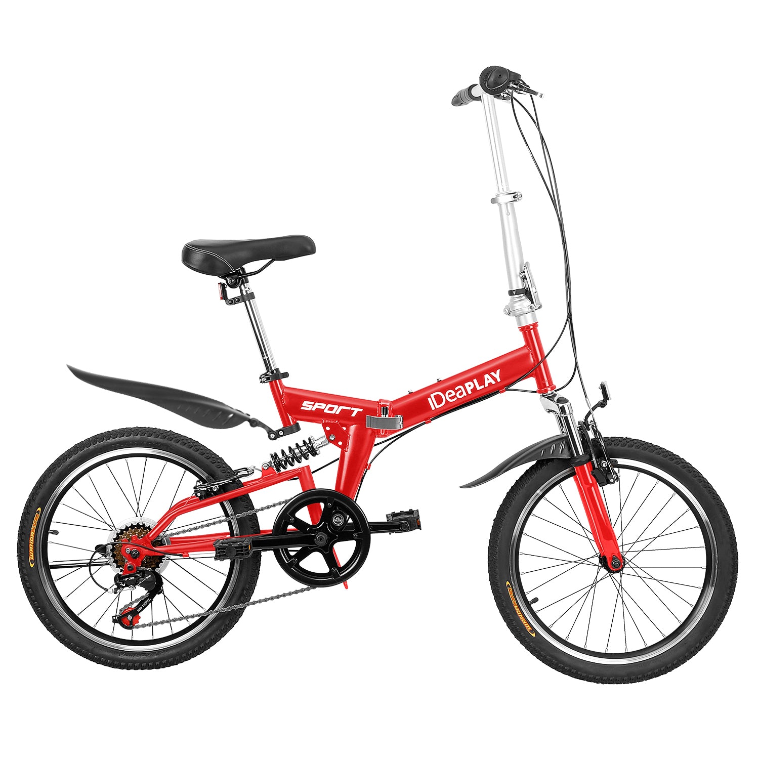 P11 Folding Bike in Red