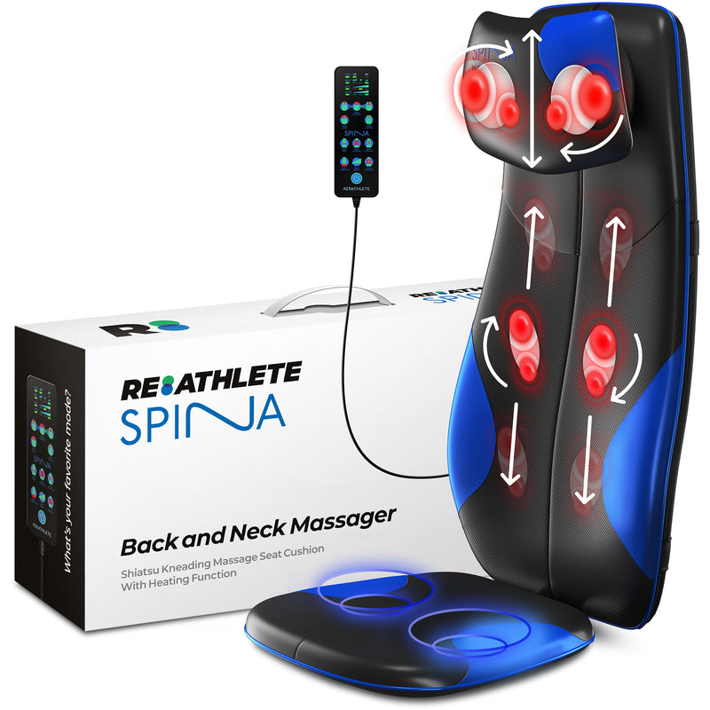 COMFIER Neck Back Massager with Heat, Shiatsu Neck & Shoulder  Massager,Christmas Gifts,Upgrade Portable & Lightweight,Electric 3D  Kneading Massage
