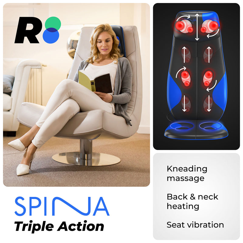 REATHLETE SPINA Shiatsu Massage Cushion with Triple-Action Back & Neck  Massager, 1 Piece - Foods Co.