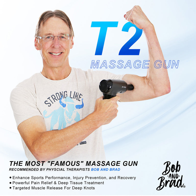 Bob and Brad T2 Deep Tissue Percussion Massage Gun Brookstone