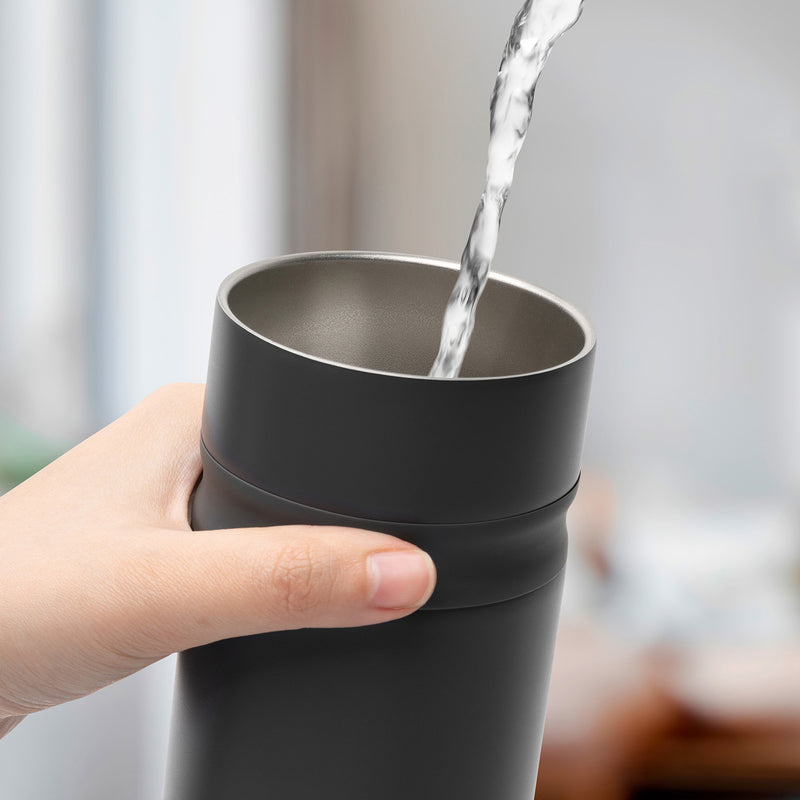 Purisoo+ water purifier bottle uses various antibacterial modular