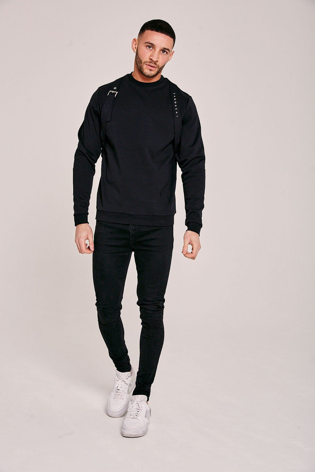 Men's 570s Buckle Sweatshirt - Black – Zanouchi