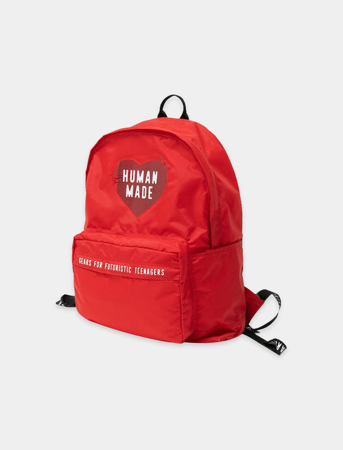 HUMAN MADE NYLON HEART 2 WAY TOTE