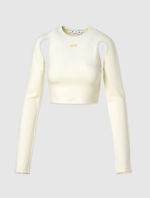 OFF-WHITE SLEEK TINY SLEEVE SHIRT