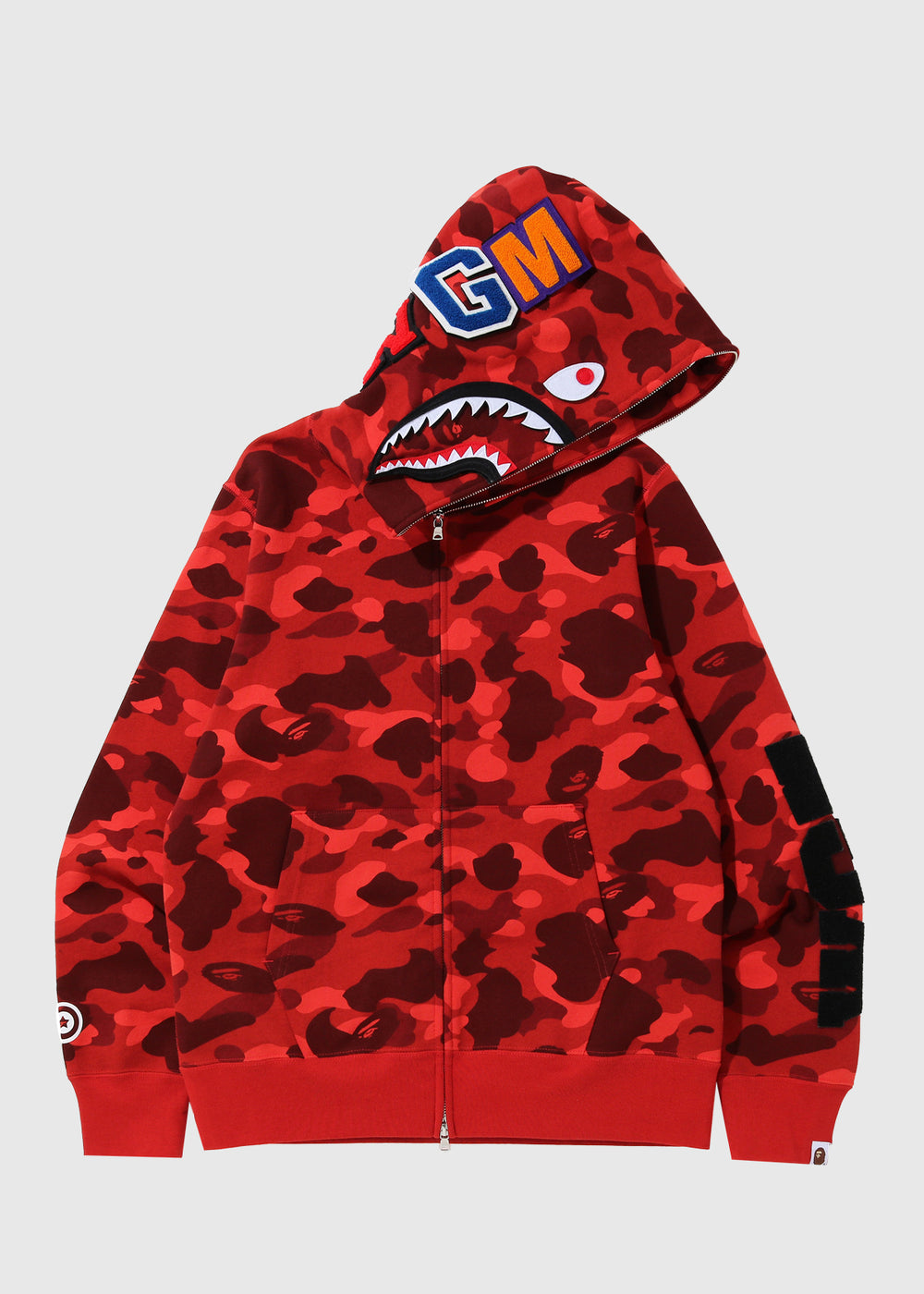 bathing ape hoodie shark