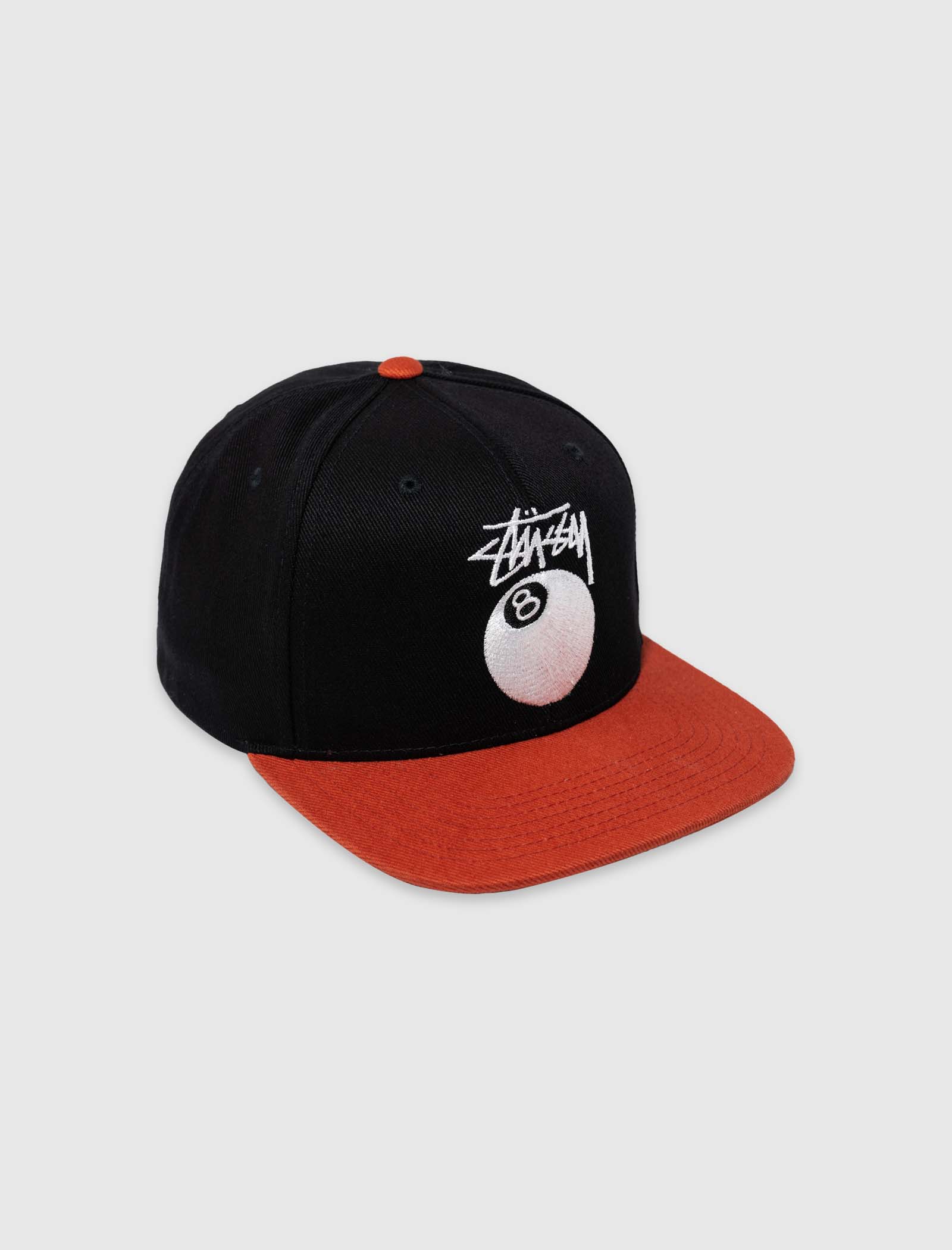 STUSSY TWILL STOCK 8 BALL CAP 注目ブランド 6200円 sandorobotics.com