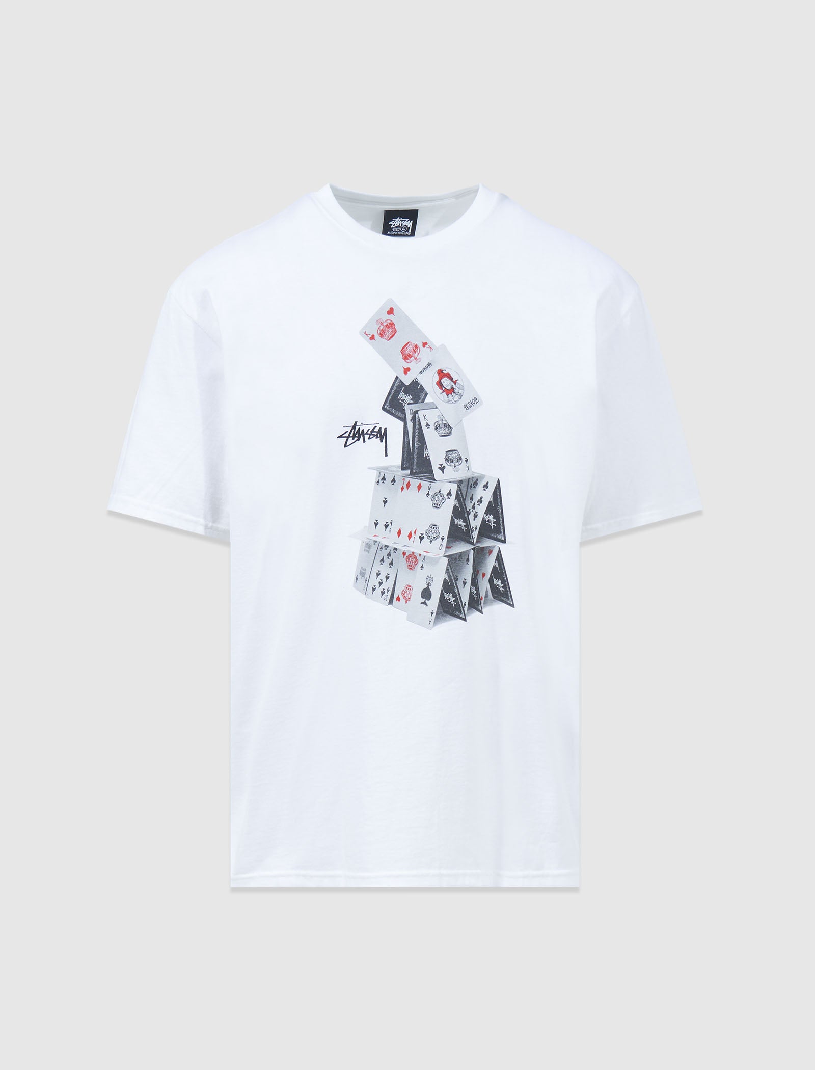 STUSSY HOUSE OF CARDS TEE