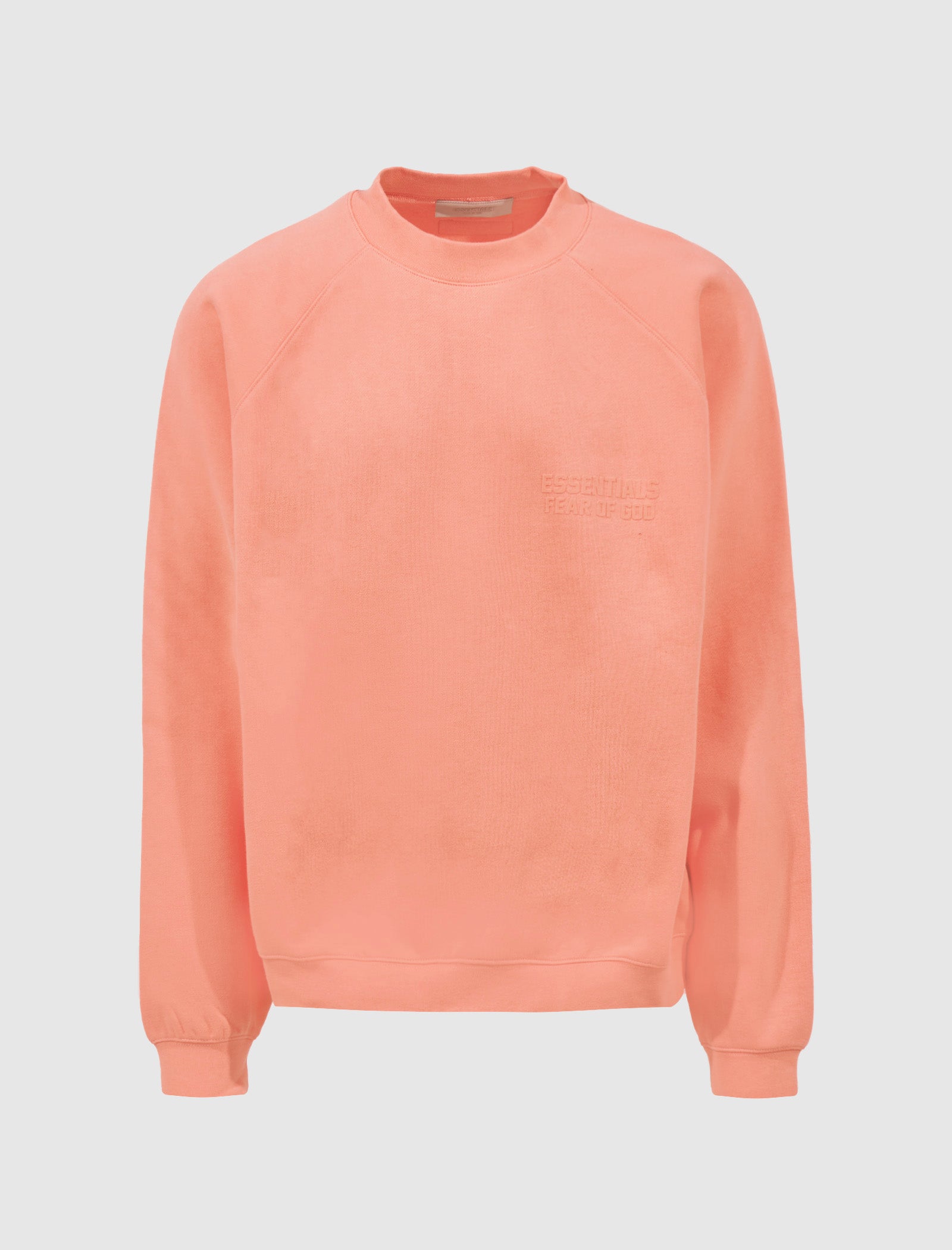 スウェットフォグ ESSENTIALS Crewneck CORAL フロントロゴクルー ...