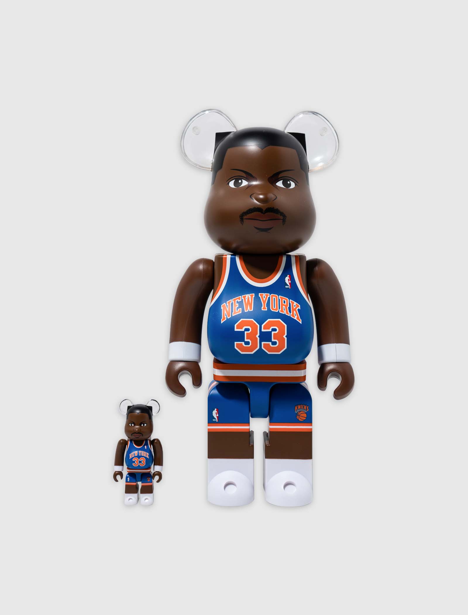 MEDICOM PATRICK EWING 400% & 100% BE@RBRICK SET