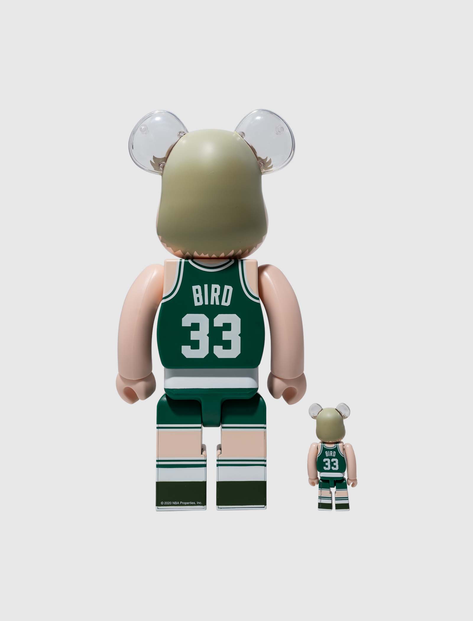 MEDICOM LARRY BIRD 400% & 100% BE@RBRICK SET