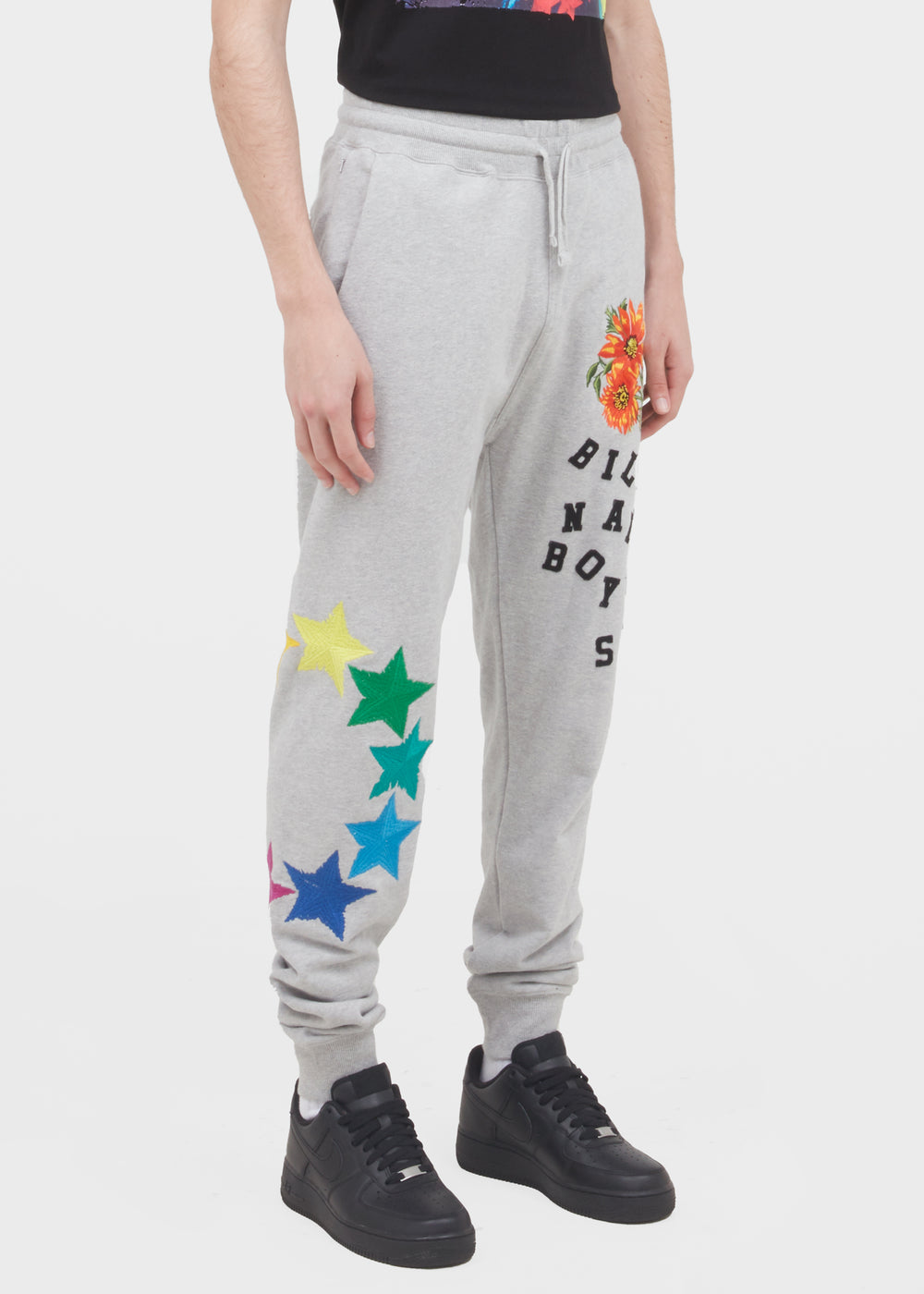 billionaire boys club grey joggers