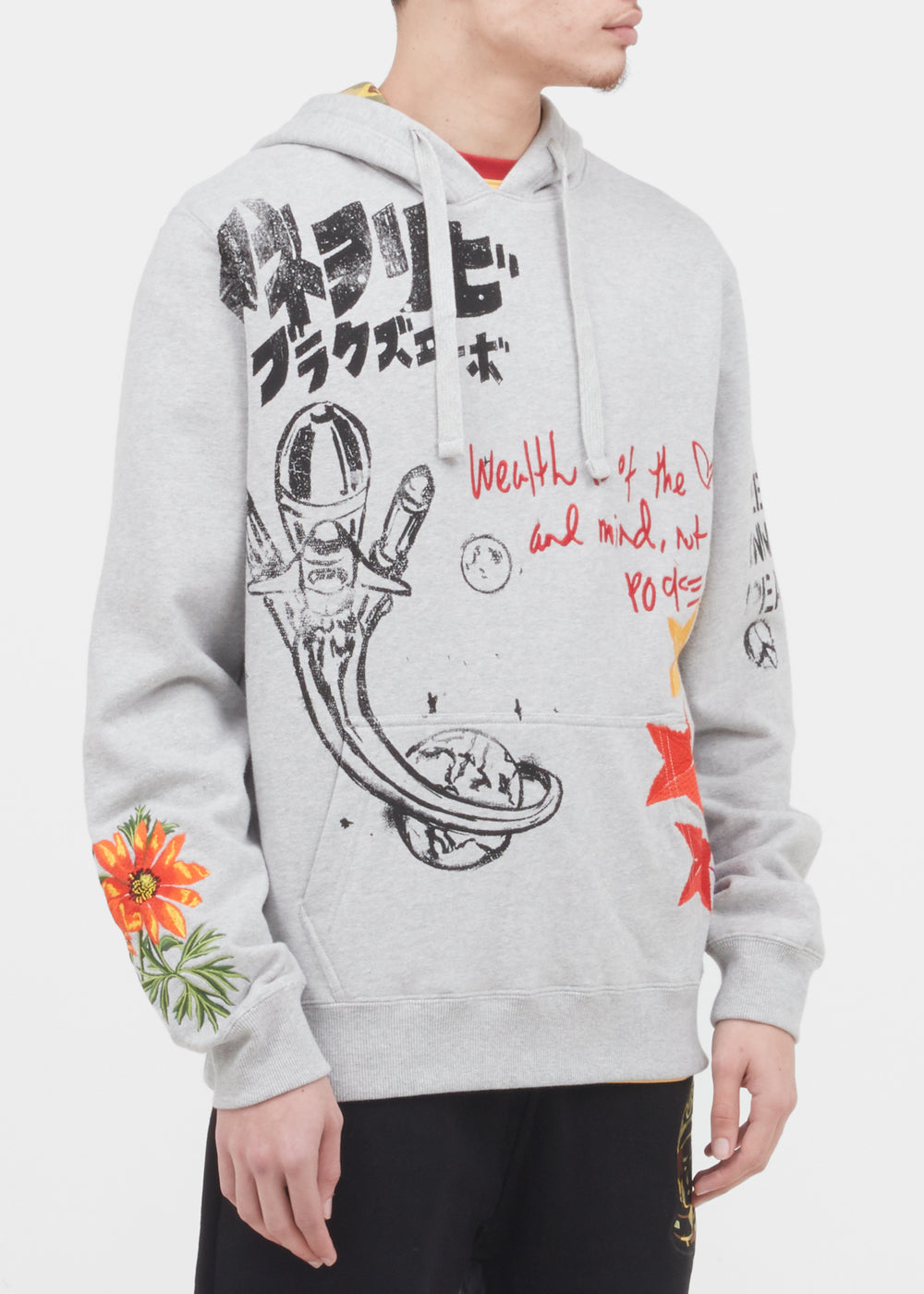 billionaire boys club grey hoodie