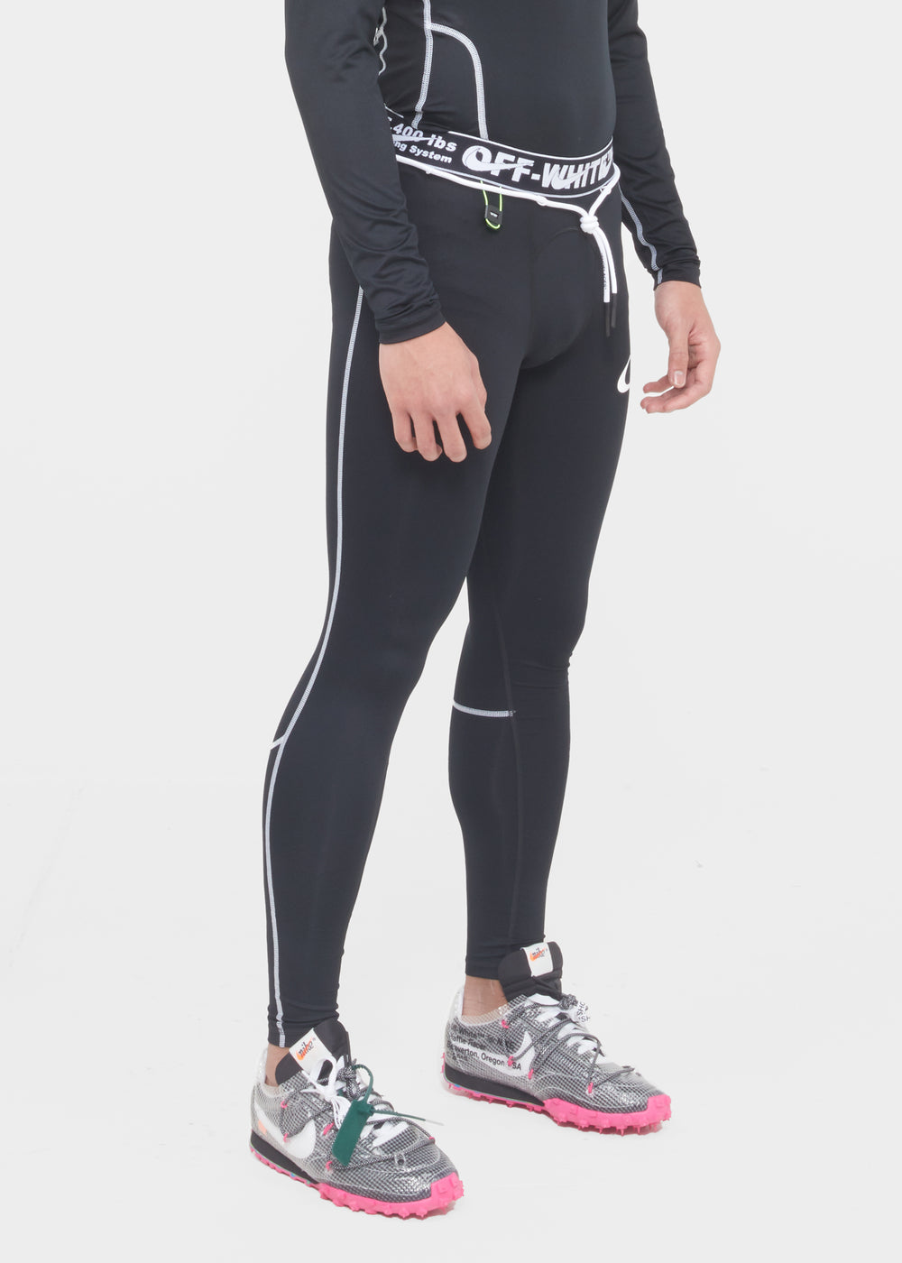 nike and off white leggings