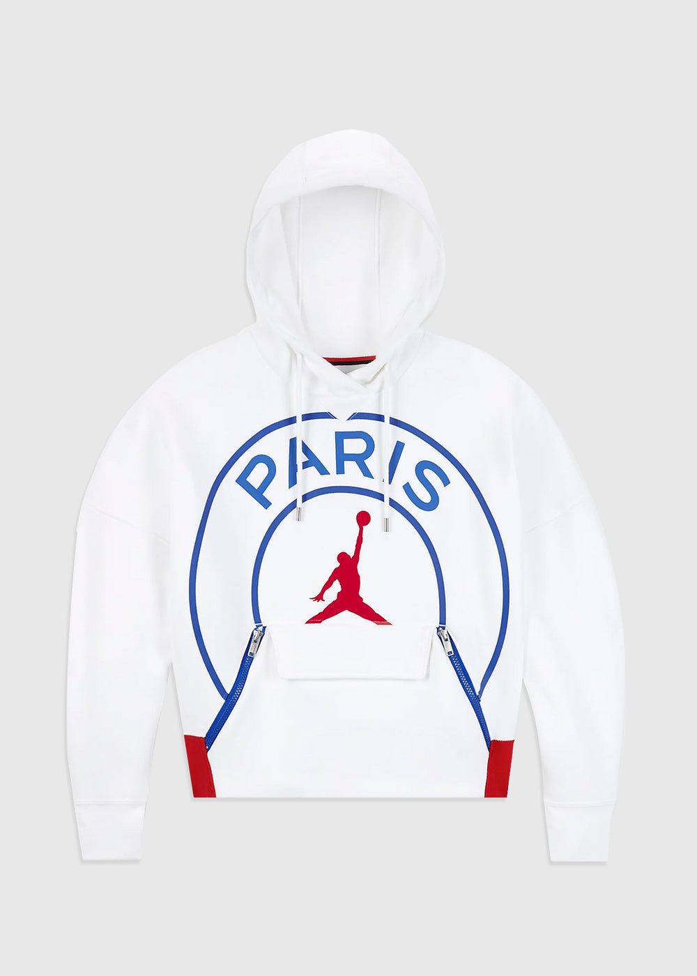 WOMEN'S AIR JORDAN PSG HOODIE [WHITE 