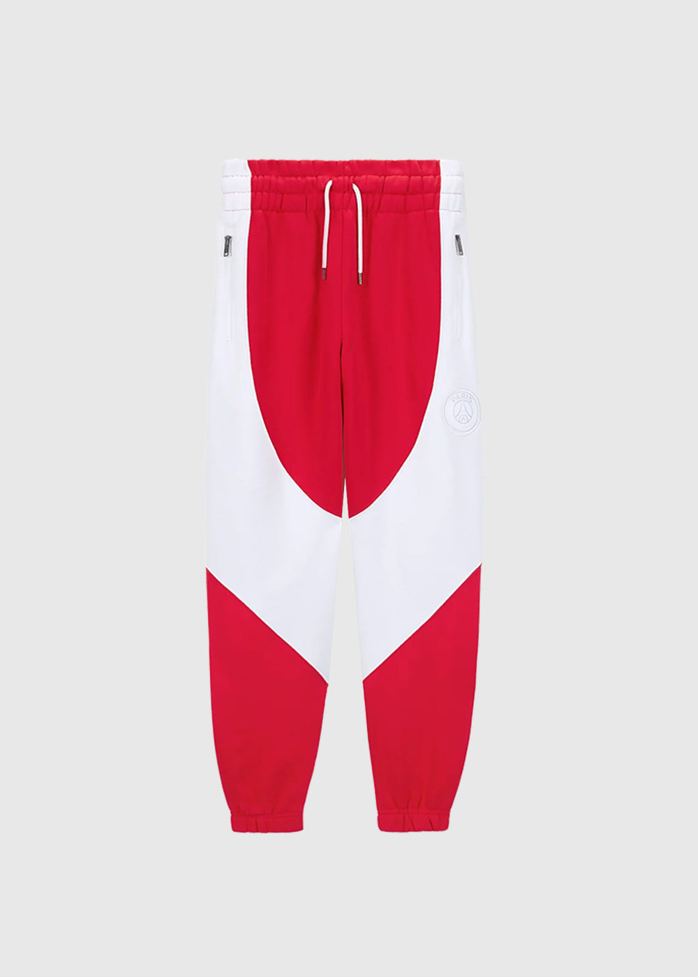 white and red jordan sweatpants