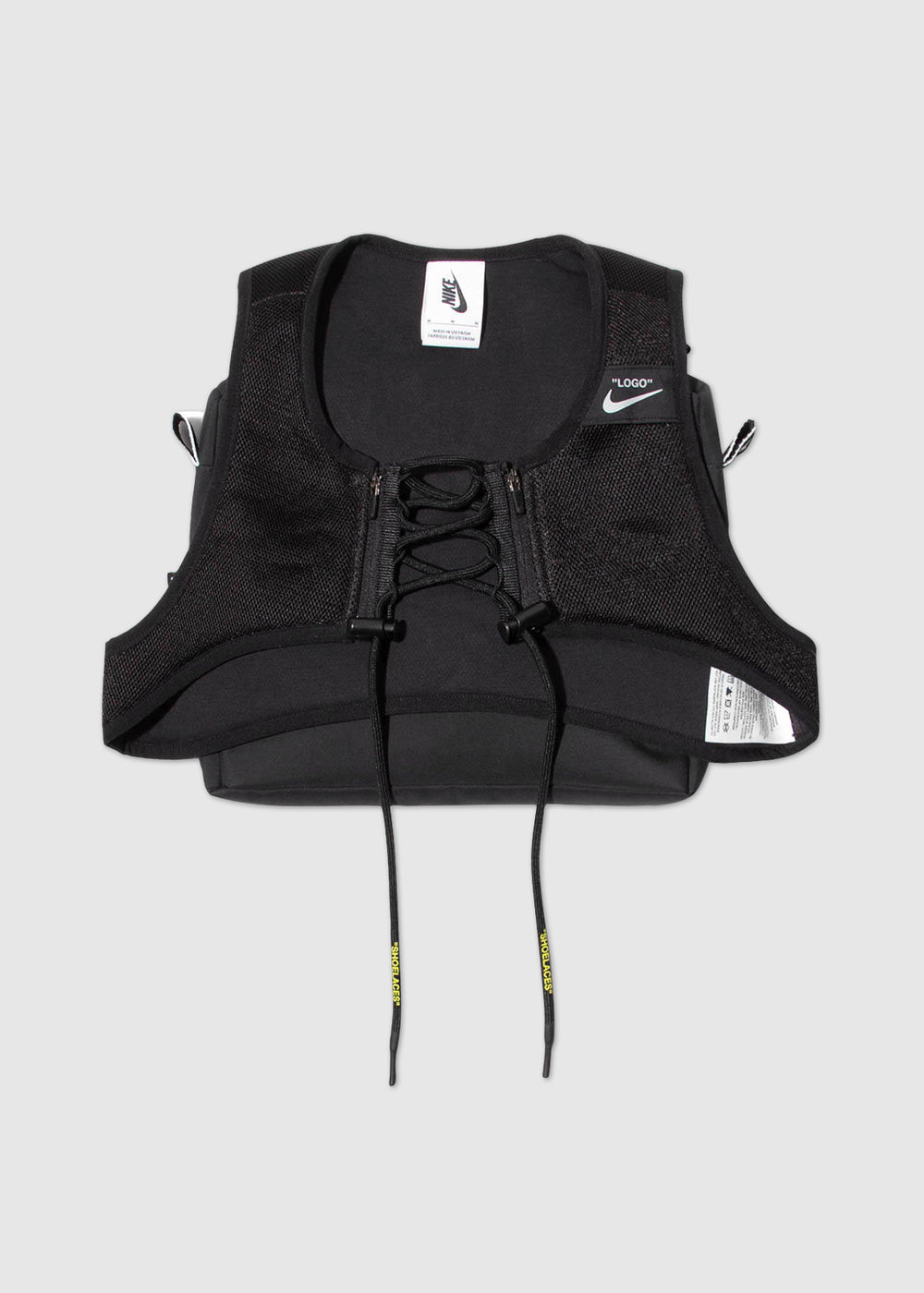 black nike vest top