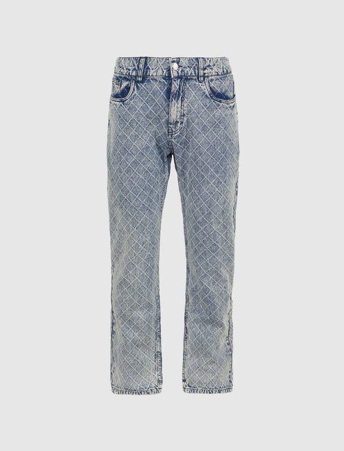 Patta Hope Love Peace Denim Pants (Light Blue)