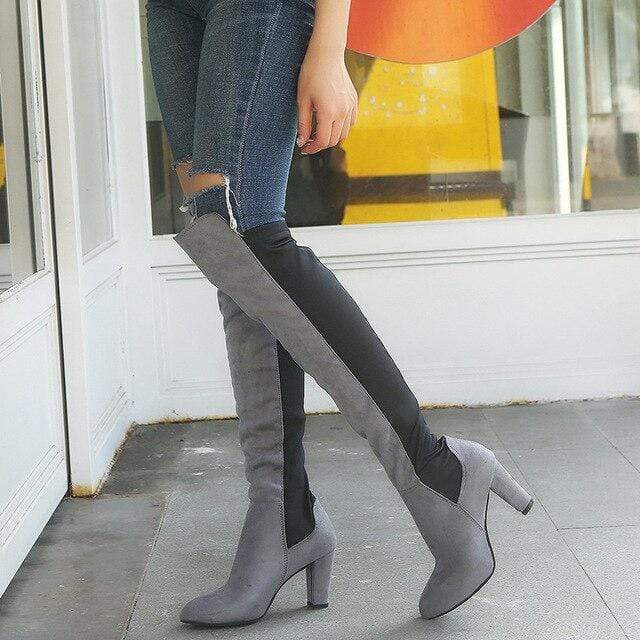 thigh high boots in store