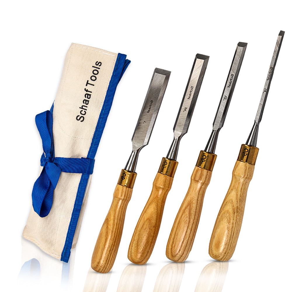 DOITOOL Beginner Wood Carving 4pcs Wood Carving Tools Wood Carving Chisel  Manual Accessories Comfortable Wood Carving 