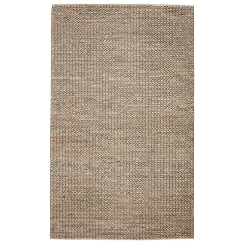 Hauteloom Herndon - Alfombra de yute de hierba marina, fibra natural,  aspecto natural de granja, alfombra de mimbre de ratán, color marrón, 5 x 8  pies