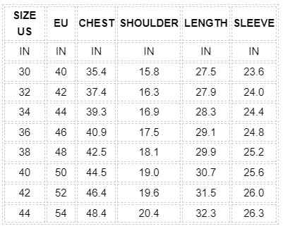 jacket-size-guide