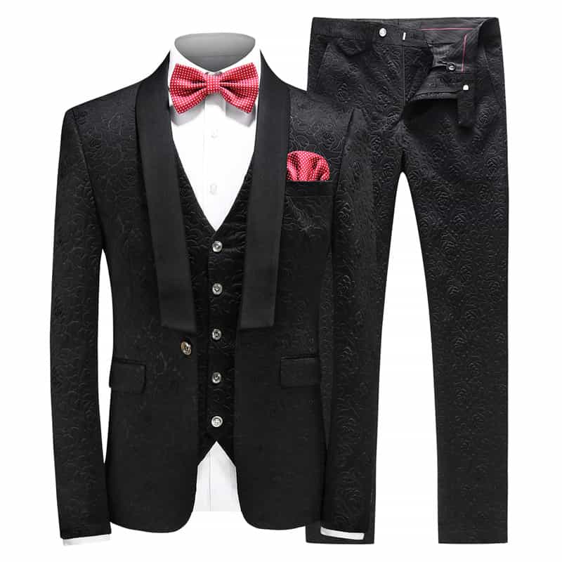 Men 3 Piece Wedding Tuxedo in 5 Colors | MOGU SUIT | Reviews on Judge.me