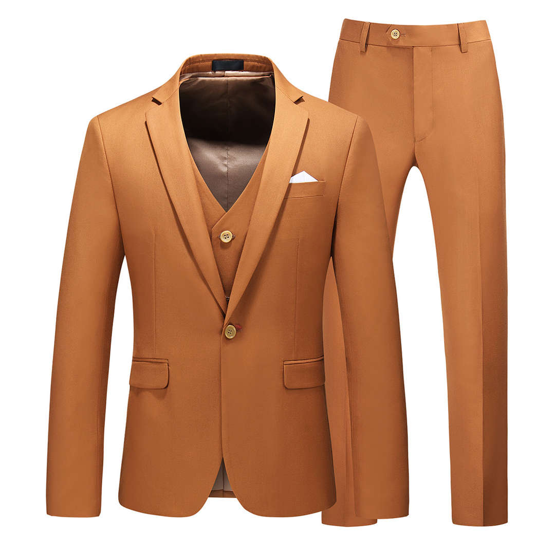 MOGU Mens Two Piece Suit Slim Fit Tuxedo for Groomsmen Prom Wedding Party ( Suit Jacket + Pants) US Size Blazer 30/Pants 29 Apple Green at  Men's  Clothing store