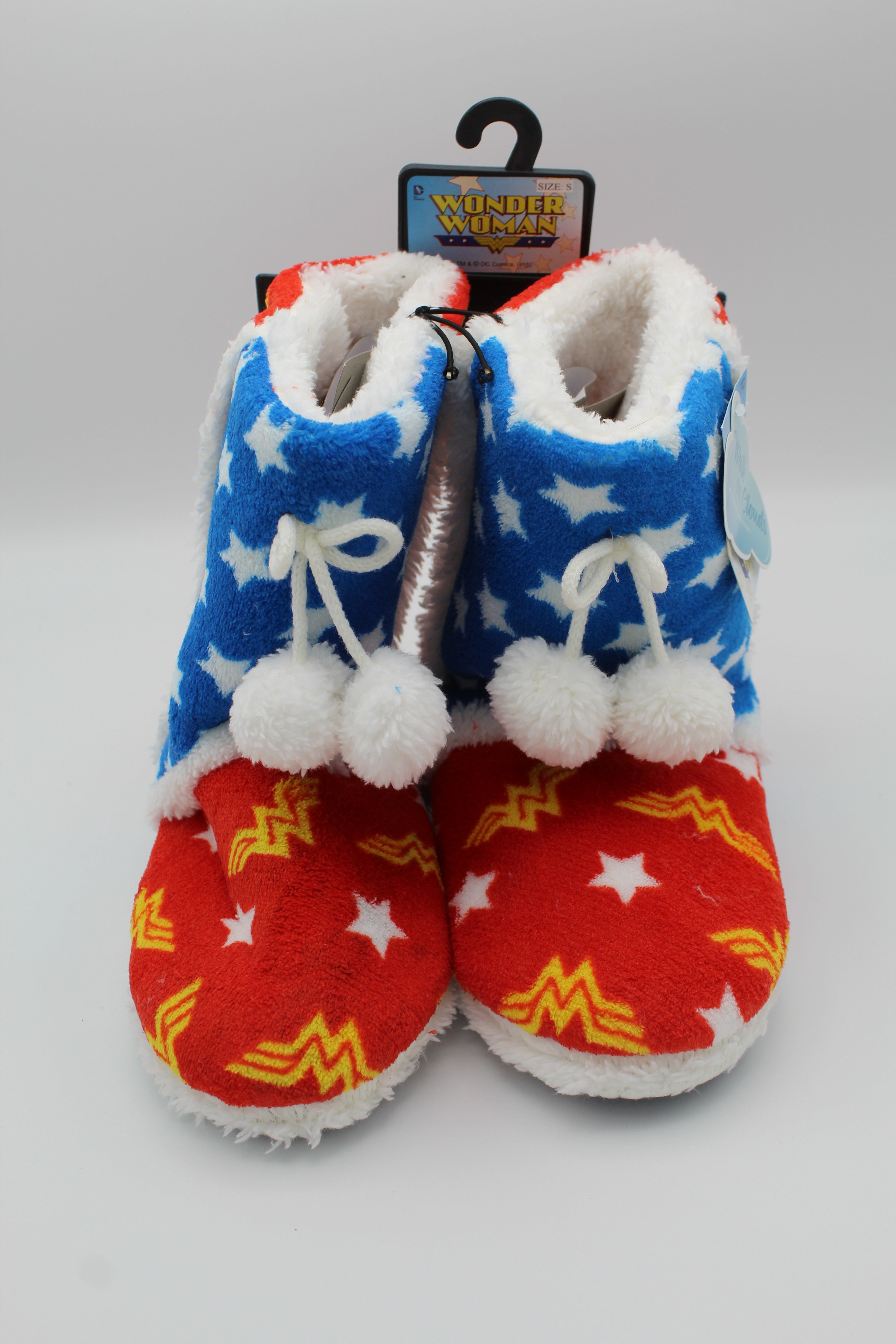 wonder woman boot slippers