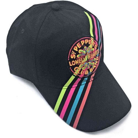 The Beatles Unisex Baseball Cap : Sgt Pepper Stripes