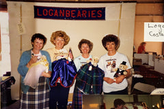 Loganbearies at first event in 1989 - we look so young!