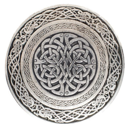 Celtic Knot Circular Kilt Buckle – Celtic Tides/Celtic Corner