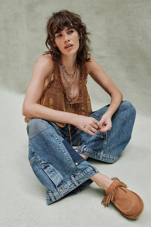 Fallon Fringe Mule - Luxe On Rush