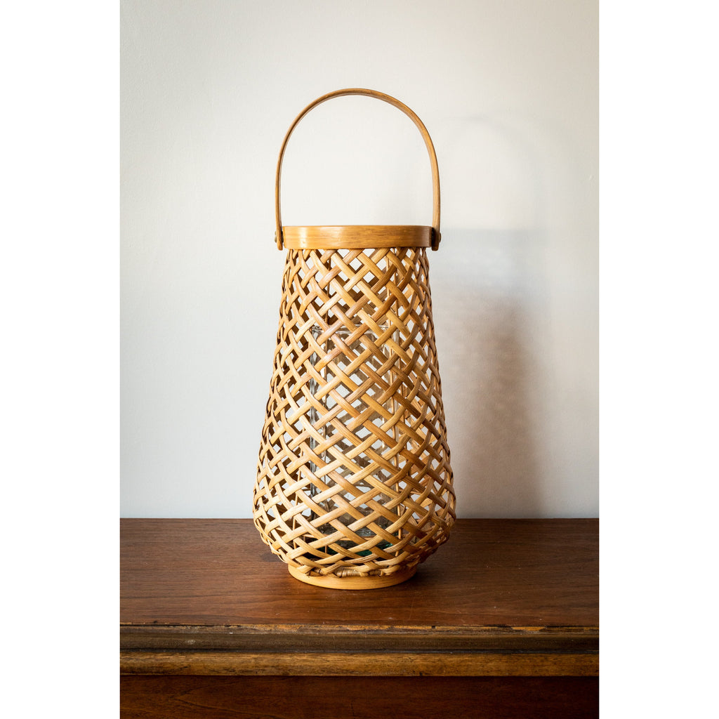 Zodax Loyola Rattan Basket with Jute Rope Handle at Riverbend Home