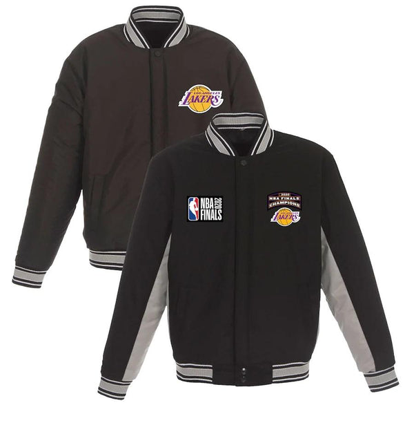 Los Angeles Lakers JH Design Ripstop Nylon Full-Zip Jacket