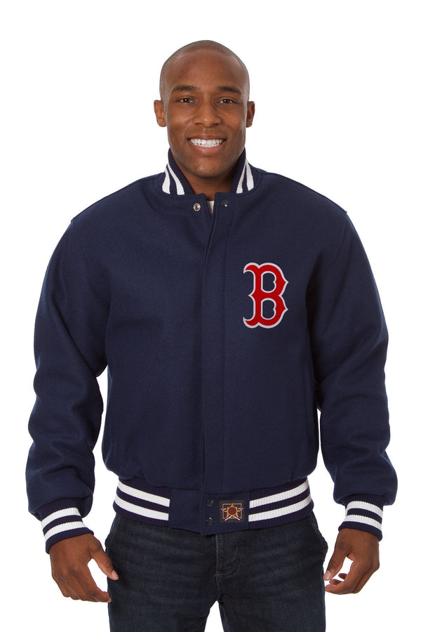 New Era Navy Boston Red Sox Ripstop Raglan Quarter-Zip Hoodie