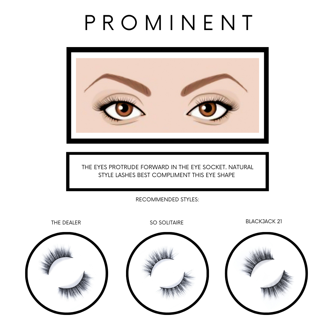 PROMINENT Eye Shape | Spade Luxury Lashes