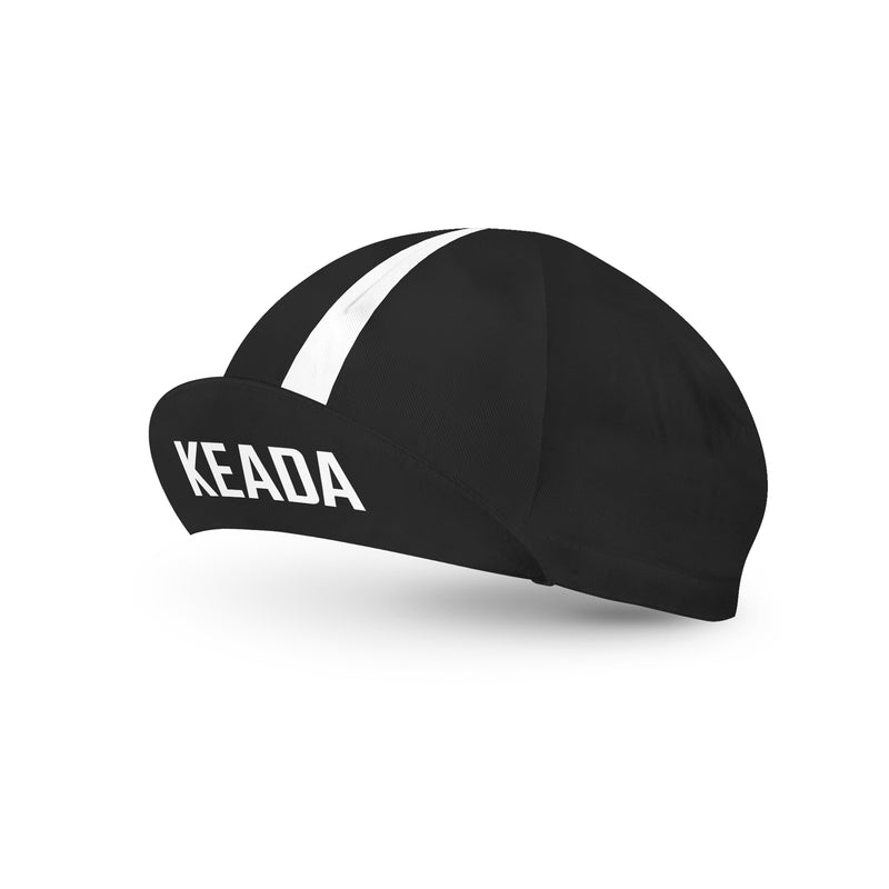 Keada Unisex Essential Cycling Cap - Black Premium Clothing | Price shown includes our exclusive discount code CB20 and used at Checkout.