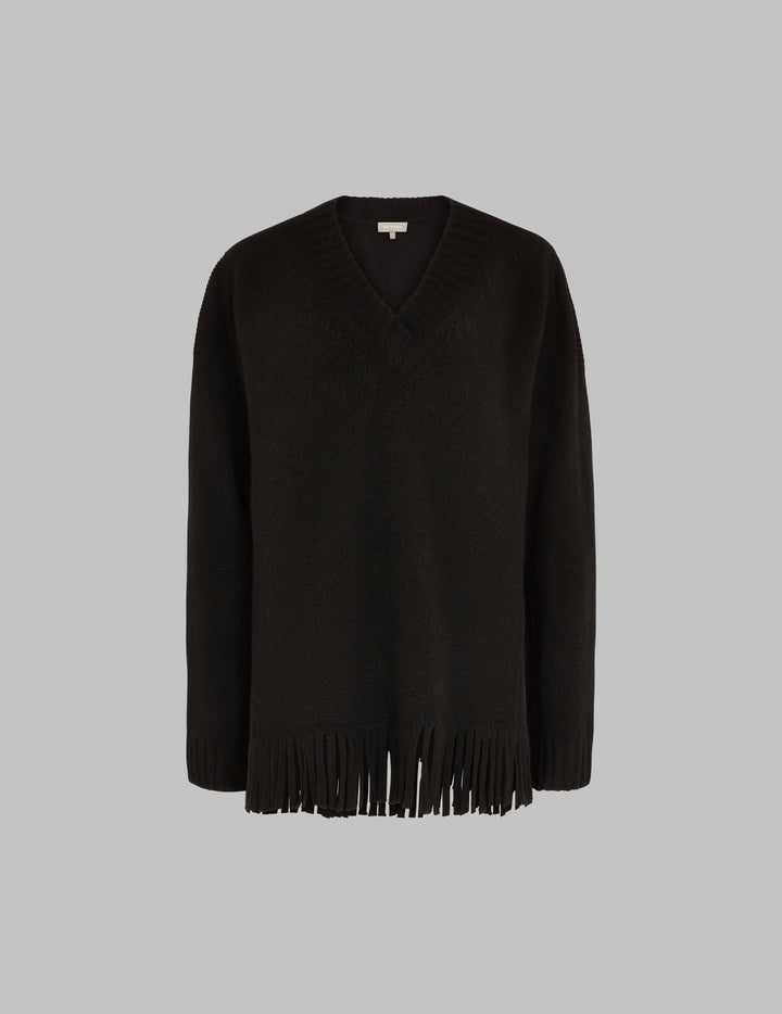 Nebbia - Set: Mock-Neck Sweater + Plaid Midi A-Line Skirt