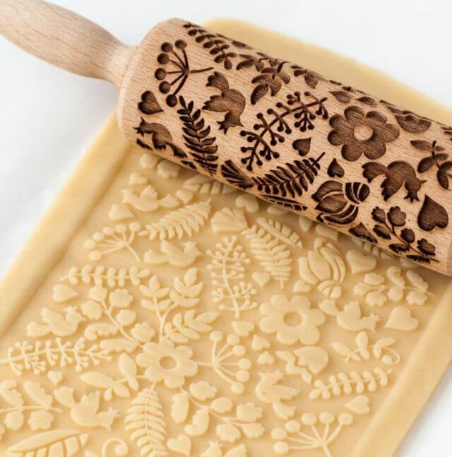 Christmas rolling pin