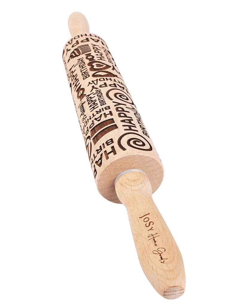 Happy Birthday Embossed Rolling Pin