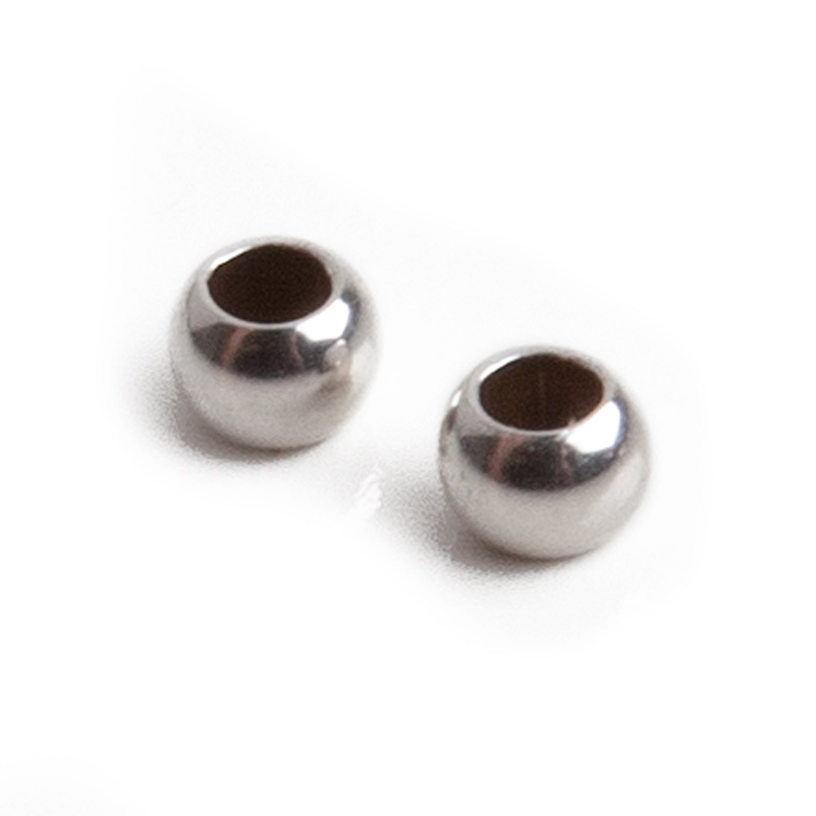 3mm Sterling Silver Beads