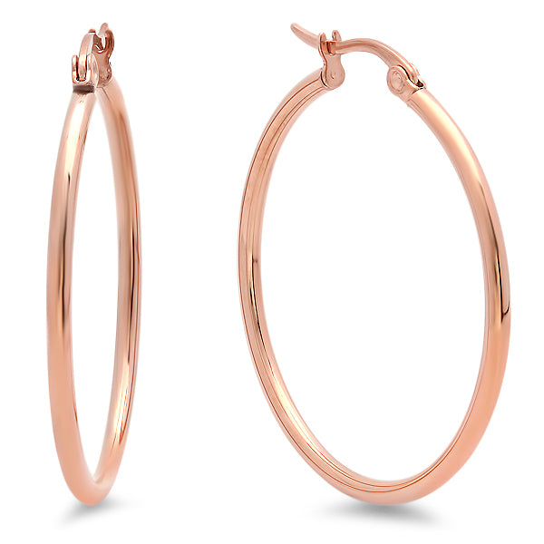 30mm Statement Hoops in Rose GOLD